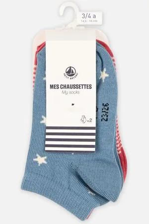 Petit Bateau 2 Paires Chaussettes A07E801 by