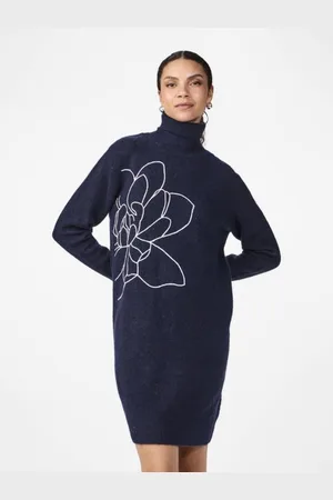 Y.A.S YASJUVA ROLL NECK KNIT DRESS S. by