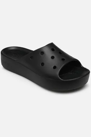 Crocs Classic Platform Slide Blk by