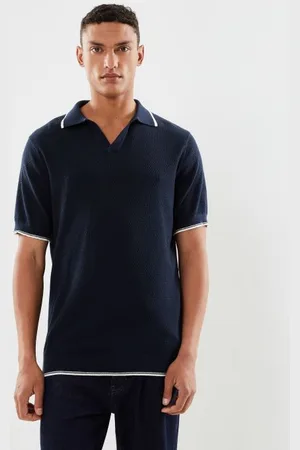 SELECTED Slharlo SS Knit Open Polo by