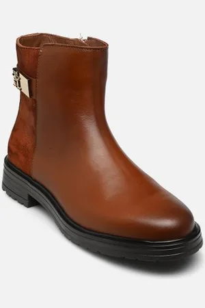 Tommy Hilfiger TH LOGO LEATHER MIX CHELSEA by