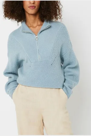 VILA Vipalerto L/S Zip Knit Pullover/C22 by