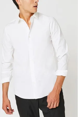 Calvin Klein Ck Chest Logo Slim Stretch Shirt by