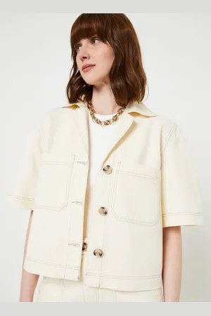 VILA VIMEADOW 2/4 DENIM SHIRT/ROU by