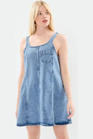 Noisy May Nmlilje Strap Denim Dress Vi474Mb by