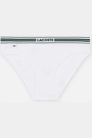 Lacoste Culotte en coton stretch avec ceinture contrastée by