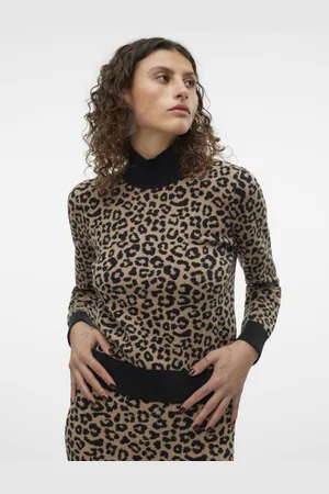VERO MODA VMARIA ART LS HIGH-NECK PULLOVER GA by