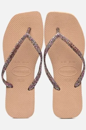 Havaianas Slim Square Logo Metallic by