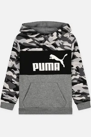 PUMA Jr Ess+ Camo Hoodie Fl B by
