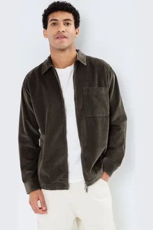 SELECTED Slh-Jake Cord Overshirt Ls Zip by