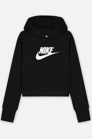 Nike G Nsw Club Ft Crop Hoodie Hbr by