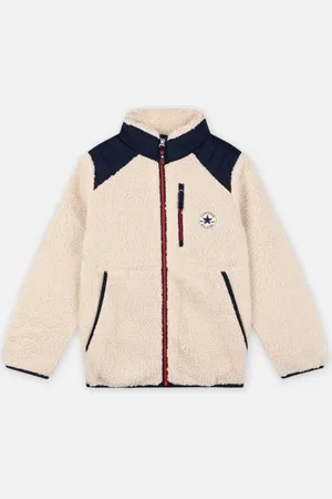 Converse Mix Media Sherpa Jacket by