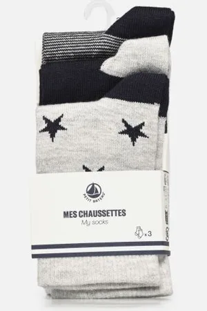 Petit Bateau Chaussettes X3 A0A75 by