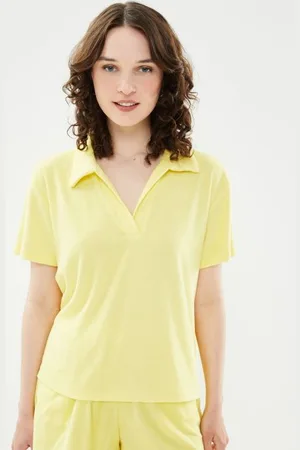 VILA VIFROTTE V-NECK S/S POLO TOP/SU/LS by