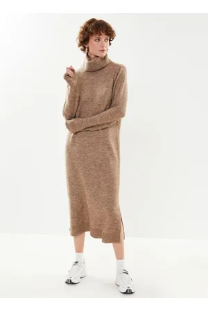 Pieces PCJULIANA LS ROLLNECK KNIT DRESS NOOS BC by