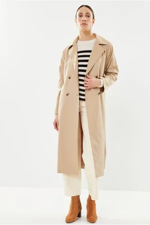 VILA Vijancine L/S Long Trenchcoat - Noos by