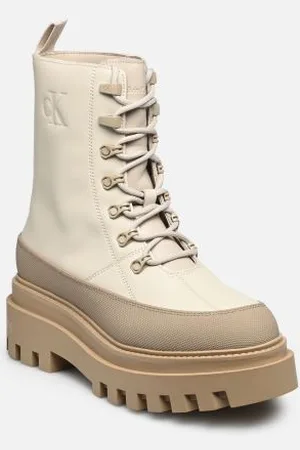 Calvin Klein FLATFORM LACE UP BOOT LTH by