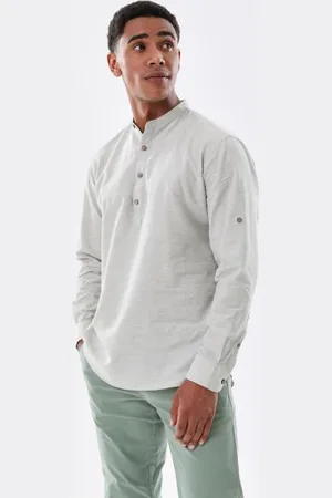 SELECTED Slhregnew-Linen Shirt Tunic Ls Band by