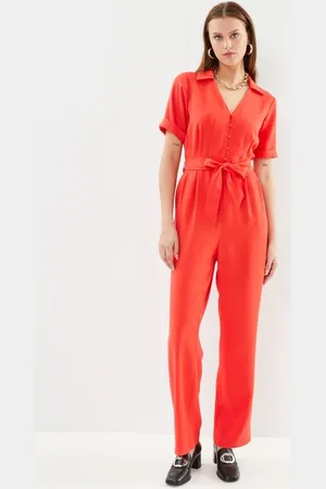 VILA Viruby V-Neck S/S Jumpsuit/Su/F by