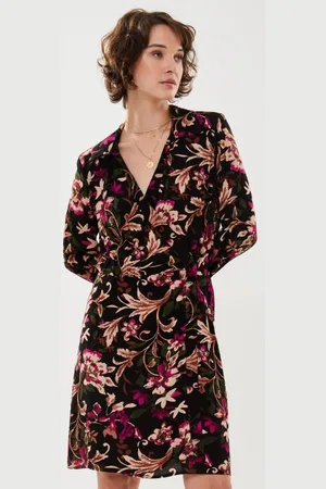 VILA Vimarasi V-Neck L/S Short Dress/Su by