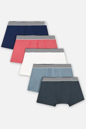 Petit Bateau Lot De 5 Boxers Garcon by