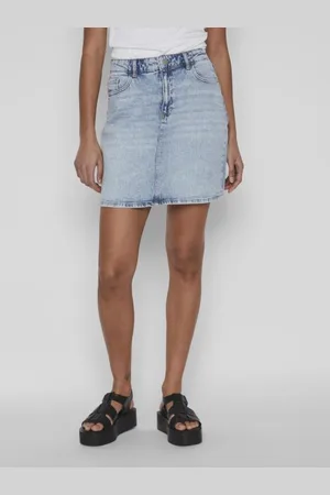 VILA Vikaja Jaf Lbd Denim Skirt- Noos by