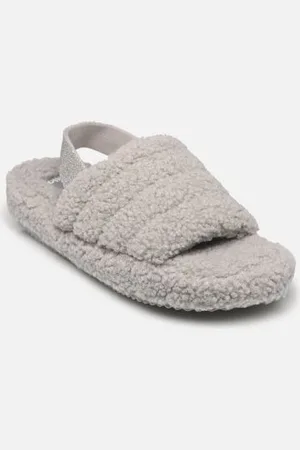 Sarenza Chausson bouclette anna gris femme by
