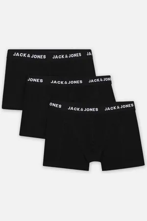 JACK & JONES Jacanthony Trunks 3 Pack Black by