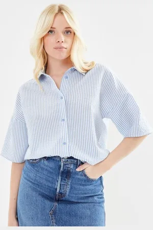 Noisy May Nmluna 2/4 Oversize Shirt Wvn by