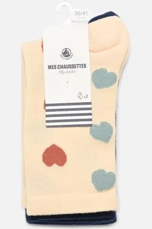 Petit Bateau 2 Paires Chaussettes A0B2D01 by
