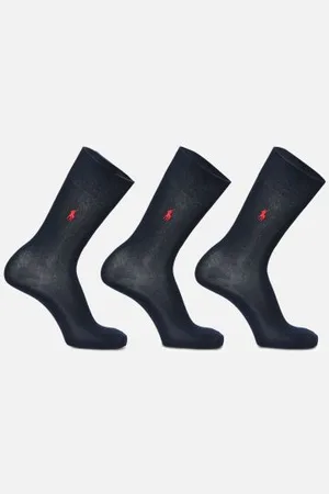Ralph Lauren Mercerized Socks 3 Pack by