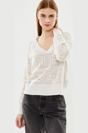 VERO MODA Vmabril Ls V-Neck Pullover Ga Boo by