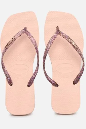 Havaianas Slim Square Logo Metallic by