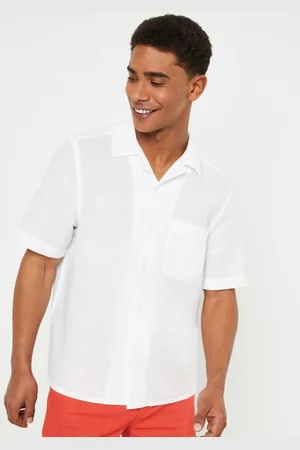 Calvin Klein Linen Cotton Cuban S/S Shirt by