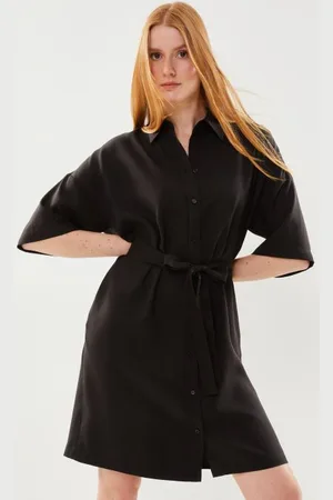 SELECTED Slflinni-Tonia 2/4 Short Shirt Dress B by