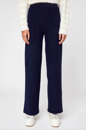 Pieces PCNUSKA HW FLARED KNIT PANTS BC by