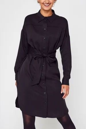 SELECTED Slfmerisa-Tonia Ls Short Shirt Dress B by