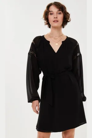 VILA Viura V-Neck L/S Short Dress by