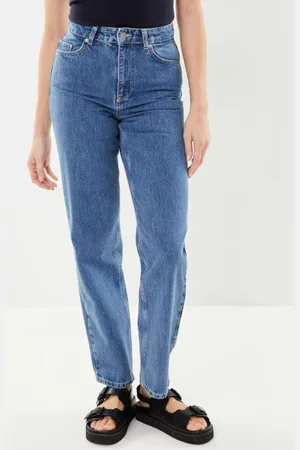 SELECTED Slfkate-Marley Hw Mid Blu Straight Jeans by