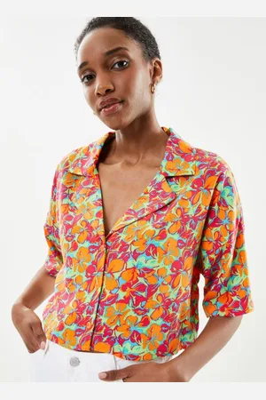Noisy May Nmjules S/S Crop Shirt Wvn by