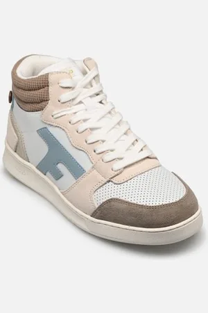 Faguo HAZEL MID BASKETS LEATHER SUEDE W by