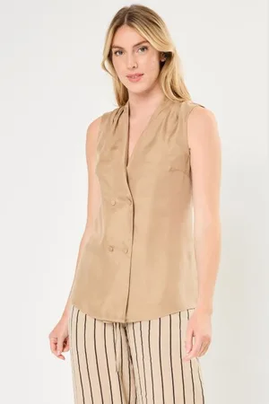 VILA Vipalomina S/L V-Neck Top/Rou by