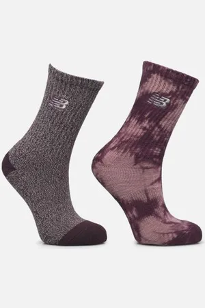 New Balance Lifestyle Tie Dye Midcalf Socks 2Pack by