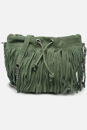VILA Vinina Suede Bucket Bag/Ef by