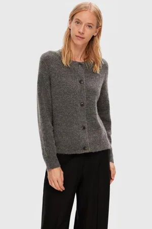 SELECTED Slflulu Ls Knit Short Cardigan B Noos by