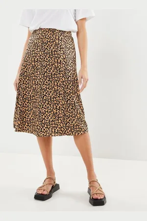 VERO MODA Vmhiba Hw Calf Skirt Wvn Lcs by