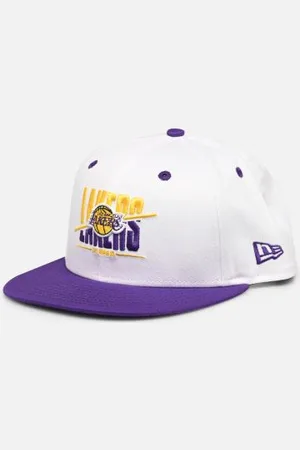 New Era Casquette White Crown 9FIFTY® - Los Angelas Lakers by