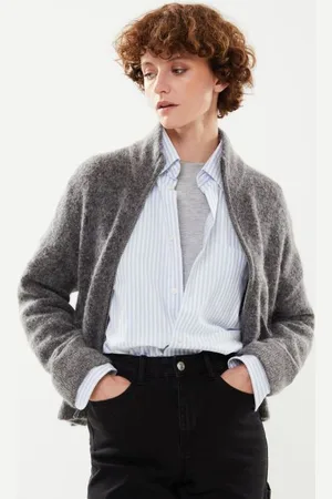 SELECTED Slfsia Ras Ls Knit Zipper Cardigan Noos by