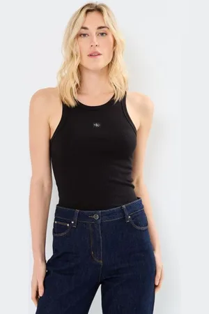 Calvin Klein Woven Label Rib Tank J20J224762 by