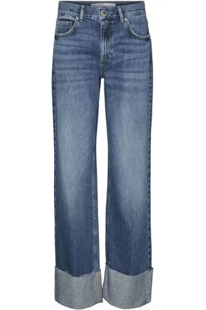 VERO MODA VMALLISON MR STRAIGHT FOLDUP JEANS DO336 by
